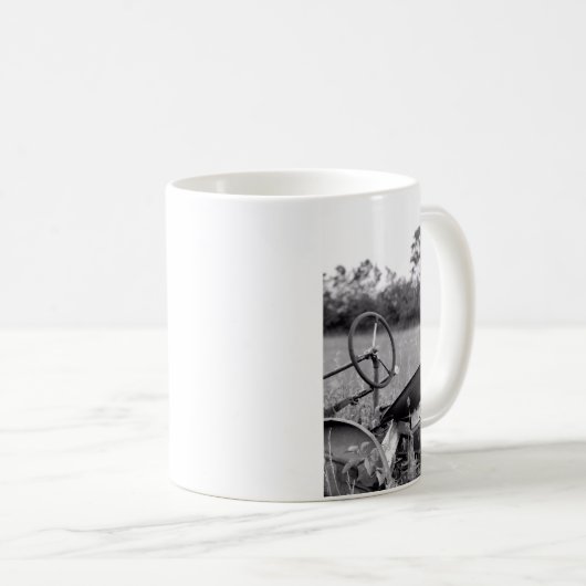 Traktor im Langgras Kaffeetasse (VorderseiteRechts)