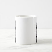 Traktor im Langgras Kaffeetasse (Mittel)