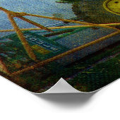 Traktor in der Hog Barn Poster (Ecke)