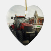 Traktor in der Traktor-Parade Keramikornament (Rechts)