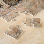 Traktor in einem Heufeld rustikal Puzzle (Seite)