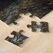 Traktor in einem landwirtschaftlichen Feld rustika Puzzle (Seite)