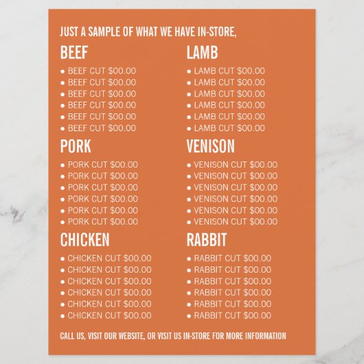 Traktor in Feld-, Bauer- und Butlerwerbung Flyer (Hinten)