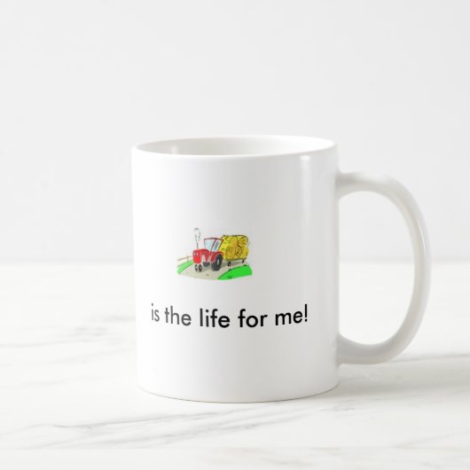 Traktor, ist das Leben für mich! Kaffeetasse (Rechts)
