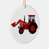 Traktor Keramik Ornament (Rechts)