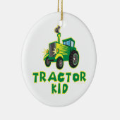 Traktor Kid, grün Keramikornament (Rechts)