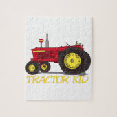 Traktor-Kind Puzzle (Vertikal)