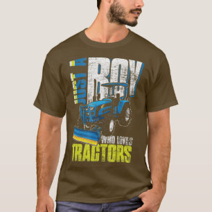 Traktor Landwirtschaft Männer Jungen Kinder Bauern T-Shirt