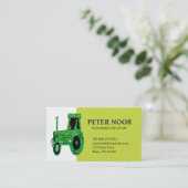 Traktor-Landwirtschaft Visitenkarte (Stehend Vorderseite)