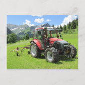 Traktor Lindner Lechtal Kelmen Namlos Postkarte (Vorderseite)