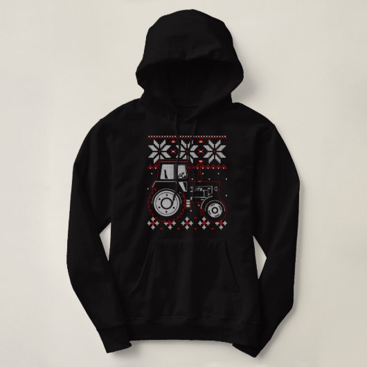 Traktor Lover Ugly Weihnachtspulli, Bauer Farmi Hoodie (Design vorne)