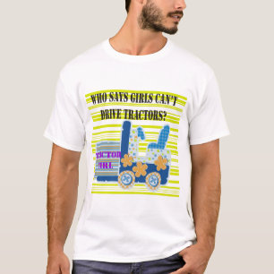 Traktor-Mädchen-T-Shirts und Geschenke T-Shirt