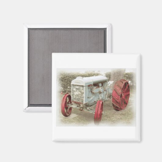 Traktor Magnet (Vorderseite/Rückseite)