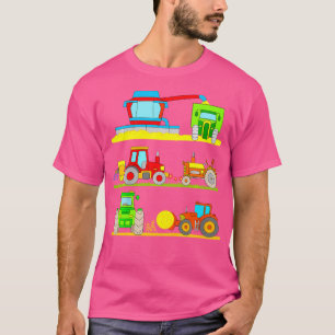 Traktor Mähdrescher Jungen T-Shirt