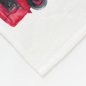 Traktor-Milestone-Decken, Boy Milestone-Decken Fleecedecke (Ecke)