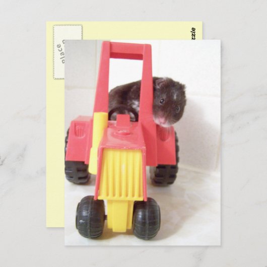 Traktor Noah Postkarte (Vorne/Hinten)