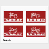 Traktor Ologist RED Rechteckiger Aufkleber (Blatt)