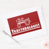 Traktor Ologist RED Rechteckiger Aufkleber (Umschlag)