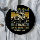Traktor Oma Farm Geschenke Real Grandmas Drive Tra Button (Beispiel)