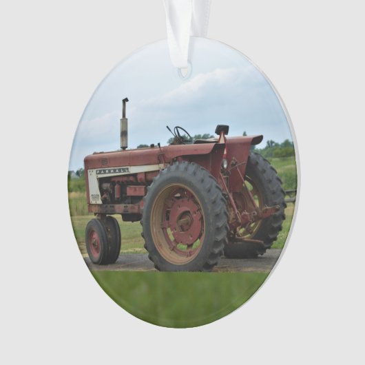 Traktor Ornament (Vorderseite)
