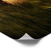 Traktor Pflügler Poster (Ecke)