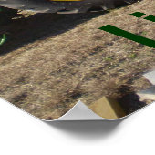 Traktor-Plakat Poster (Ecke)