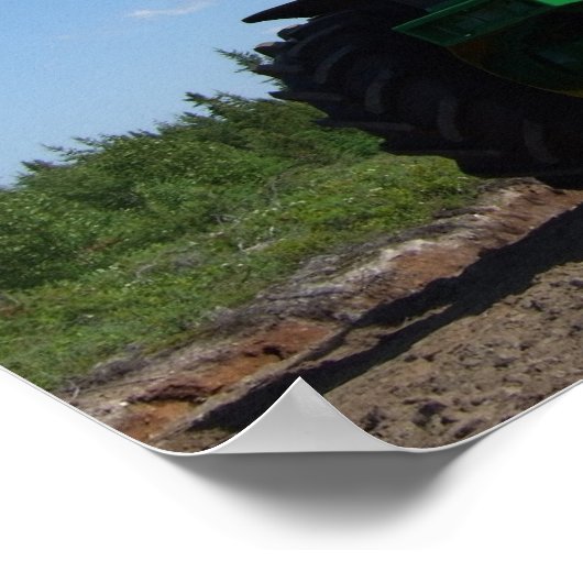 Traktor-Poster Poster (Ecke)