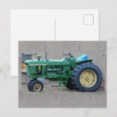 Traktor Postkarte (Vorne/Hinten)
