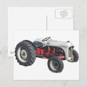 Traktor Postkarte (Vorne/Hinten)