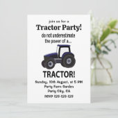 Traktor, Power Einladung (Stehend Vorderseite)