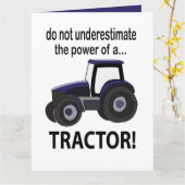 Traktor, Power Karte (Gelbe Blume)