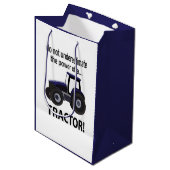 Traktor, Power Mittlere Geschenktüte (Vorderseite Schrägansicht)