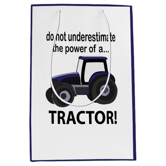 Traktor, Power Mittlere Geschenktüte (Vorderseite)