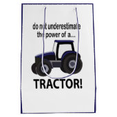 Traktor, Power Mittlere Geschenktüte (Rückseite)