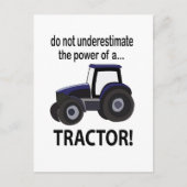 Traktor Power Traktor Postkarte (Vorderseite)