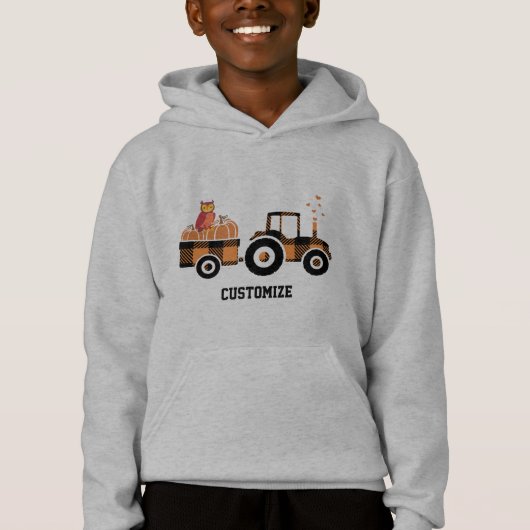 Traktor Pulling Pumpkins Sweatshirt (Vorderseite)