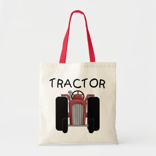 TRAKTOR rote T - Shirts und Geschenke Tragetasche (Vorne)