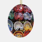 Traktor-Sitze an der Traktor-Show Keramikornament (Rechts)