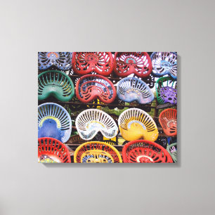 Traktor-Sitze an der Traktor-Show Leinwanddruck