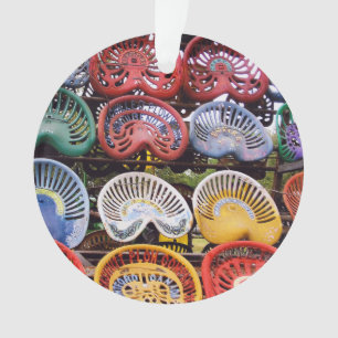 Traktor-Sitze an der Traktor-Show Ornament