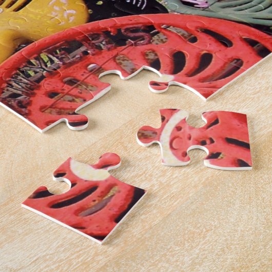 Traktor-Sitze an der Traktor-Show Puzzle (Seite)