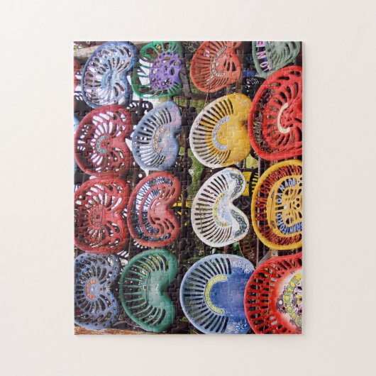 Traktor-Sitze an der Traktor-Show Puzzle (Vertikal)