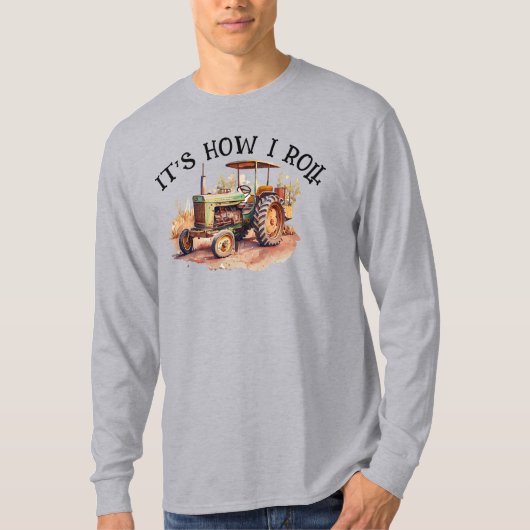 Traktor - So rolle ich - Bauern T-Shirt (Vorderseite)