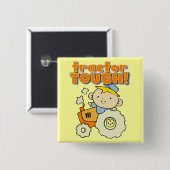 Traktor-starke T - Shirts und Geschenke Button (Vorne & Hinten)