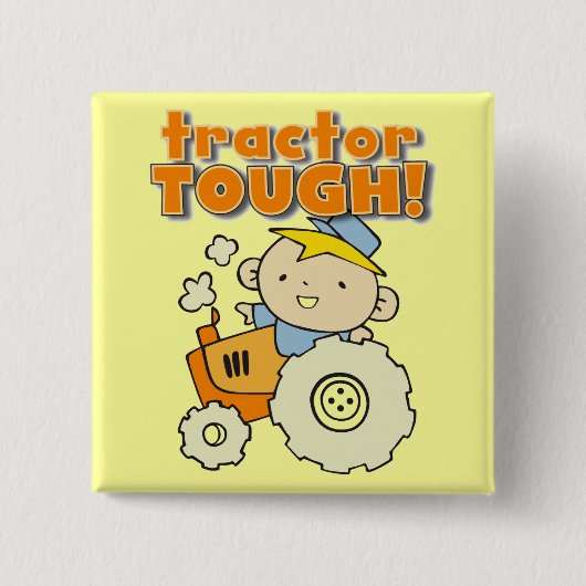 Traktor-starke T - Shirts und Geschenke Button (Vorderseite)