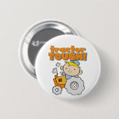 Traktor-starke T - Shirts und Geschenke Button (Vorne & Hinten)