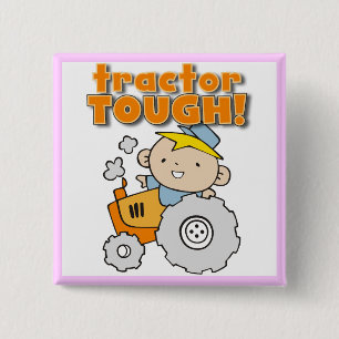 Traktor-starke T - Shirts und Geschenke Button