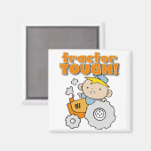 Traktor-starke T - Shirts und Geschenke Magnet (Vorderseite/Rückseite)