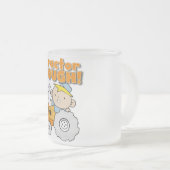 Traktor-starke T - Shirts und Geschenke Mattglastasse (VorderseiteRechts)