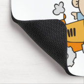 Traktor-starke T - Shirts und Geschenke Mousepad (Ecke)